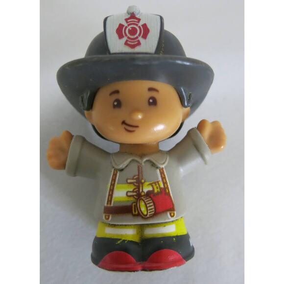 FISHER PRICE LITTLE PEOPLE Lot of 5 Firemen Dog Astronaut Community Helpers Toys - Picture 7 of 16